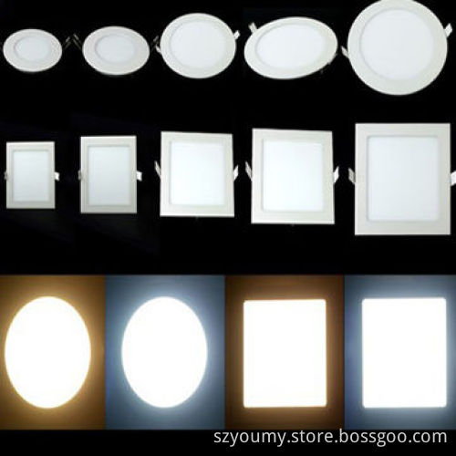 Mini 3/4/6/9W Bright LED Square Recessed Ceiling Panel Downlights